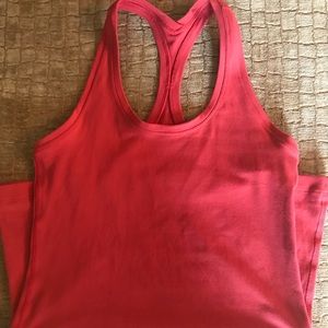 Lululemon Persian Red Racerbank Tank